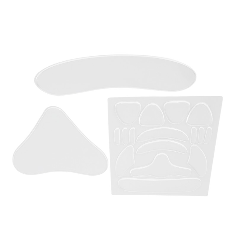 18pcs Reusable Wrinkle Pad Silicone Soft Portable Forehead Face Neck
