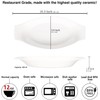 jinsongdafa 5 x 8 Inch Ceramic Oval Au Gratin Baking