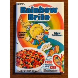 Rainbow Bright Cereal Box Fridge Magnet