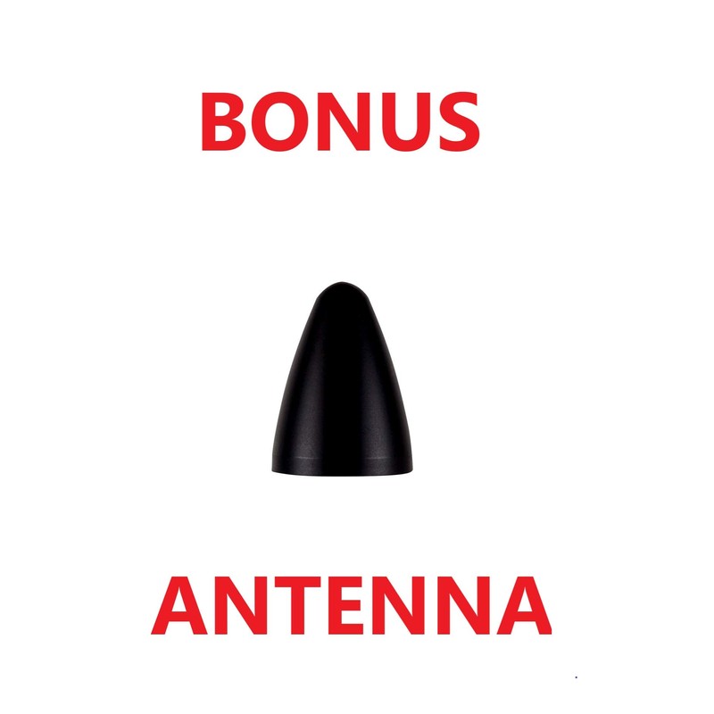 AntennaX Super Shorty (1.5-inch) Antenna for Fiat 500
