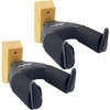Guitar Wall Mount 2 Pack, U-Shaped Wood Guitar Hangers, Guitar
