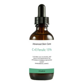 CE ferulic serum(Compare to Skin Ceut.) Large 2-oz bottle with 15% L ascorbic Acid (Vitamin C), 1% Alpha tocopherol vitamin E, and .5% Ferulic Acid