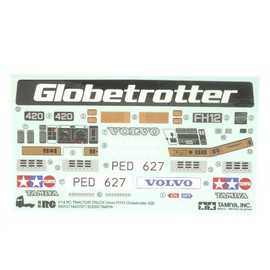 Tamiya 309495346 Sticker Truck Volvo FH12 Globetrotter