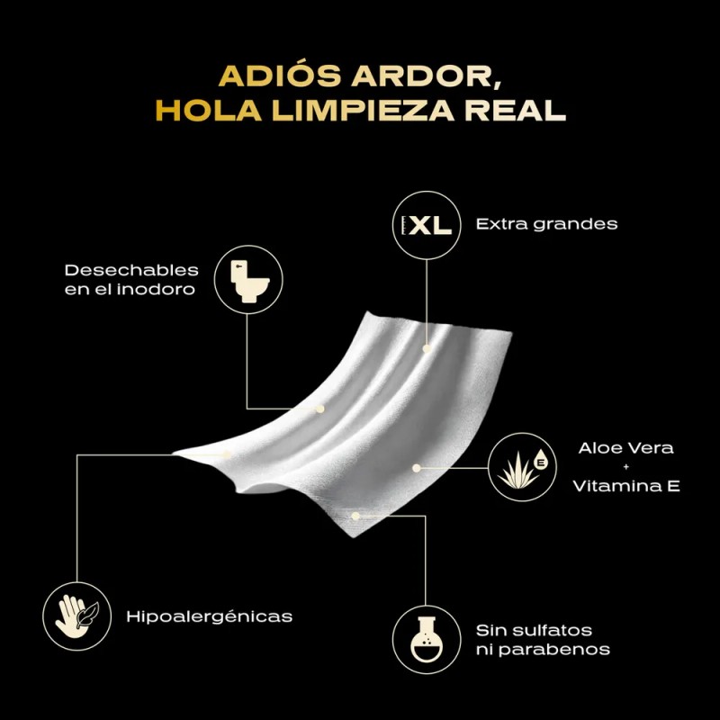 Toallitas Humedas Vainilla Real Alfa Wipes 6pack (300 Toall)