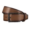 LLOYD Belt mens belt leather belt cognac, Länge:105 cm;Farbe:braun