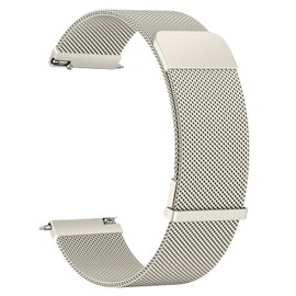 Metal Strap for Garmin Vivoactive 4,Forerunner 255/265,Venu 2/Venu 3, 22mm Metal Stainless Steel Replacement for Garmin Vivoactive 4 (22mm, Starlight)