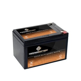 12V 15.6AH Sealed Lead Acid (SLA) Battery - T2 Terminals - compatible with ZB-12-15.6