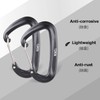 Azarxis Locking Carabiner, Load Capacity 26.5 lbs (12 KN (1200