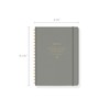 Fringe Studio Medium Size Signature Edition Spiral Notebook, Faux Leather