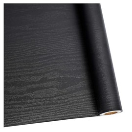 Abyssaly Peel and Stick Wallpaper with Tools Black Wood Contact Paper Decorative Self-Adhesive Film for Surfaces Thickening Upgrade Increase Stomata and Reduces Bubble Generation 11.8 in X 78.7 in