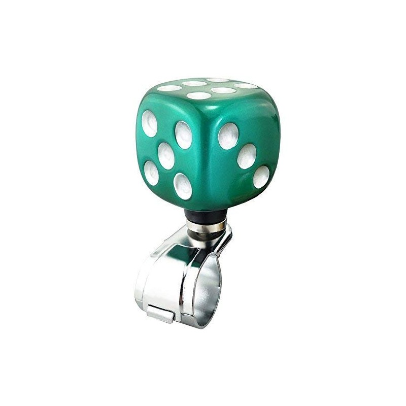 Lunsom Steering Wheel Spinner, Dice Shape Car Turning Wheel Knob