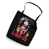 Merry Christmas Santa Reindeer Elf Optometrist Tools Job Tote Bag