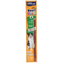Vitakraft Bastoncini di manzo per cani con selvaggina 12 g (confezione da 50)
