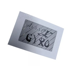 Odyssey 1st gen gyro cable decal (EACH) - GREY on CHROME