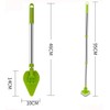 Rluii Shower Scrubber/Bathtub Cleaner and Kitchen Brush/Extendable Tile Scrubber Glass