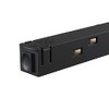 Maytoni Track Lighting Straight Connector for Magnetic Rail Systems, Black,