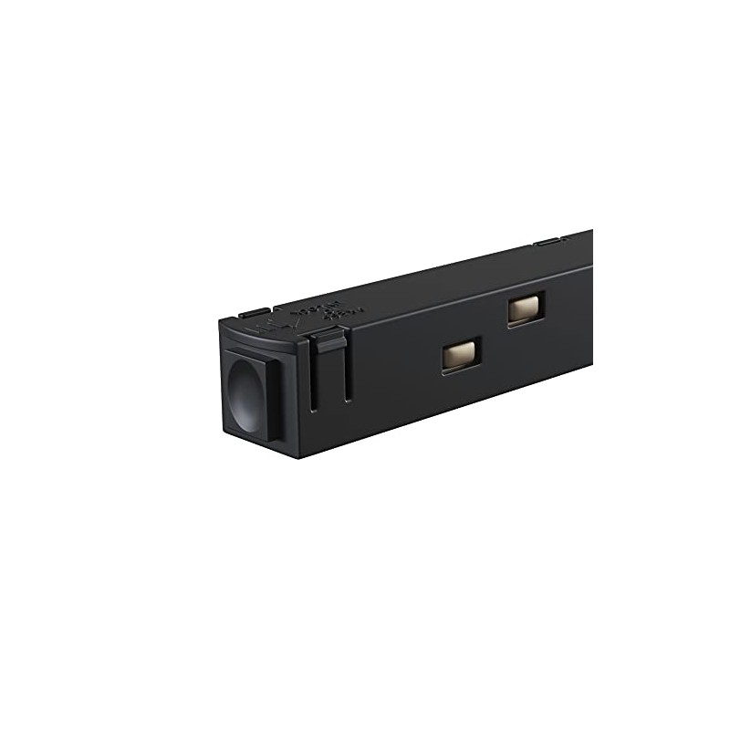 Maytoni Track Lighting Straight Connector for Magnetic Rail Systems, Black,
