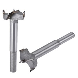 sourcing map Forstner Drill Bit 27 mm 28 mm Diameter Hole Saw Carbide Alloy Steel 2-in-1 Set