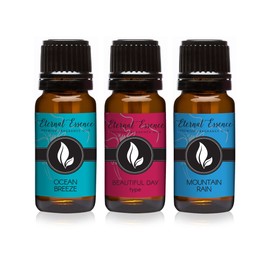Trio (3) - Ocean Breeze, Beautiful Day Type & Mountain Rain - Premium Fragrance Oil Trio - 10ml