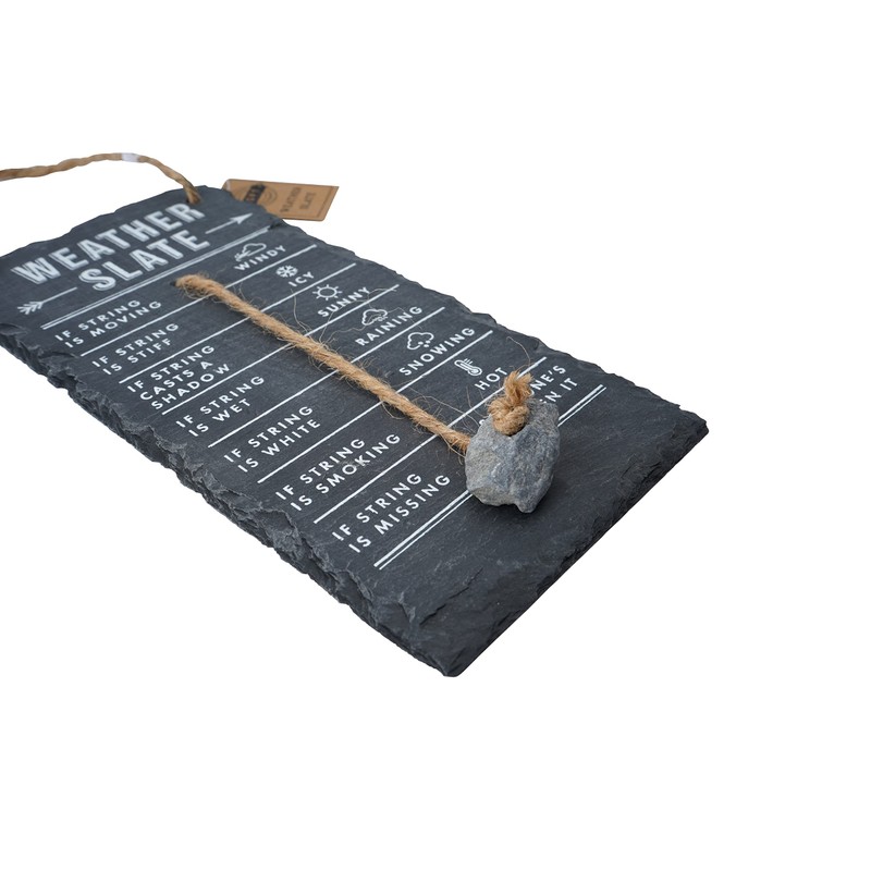 CGB Giftware | 'Weather Slate' Hanging Sign | Humorous Weather