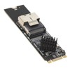 M.2 NVME to SFF 8087 SATA3.0 Expansion Card 4 Port