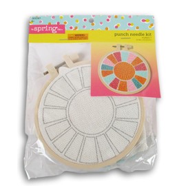Easter Crafts Color Sun Punch Needle Kit - Makes One 4.14 Inch Piece