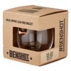 BenShot Bulletproof Wine Glass with real bullet