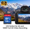 INDMEM SD Card 128GB - SDXC UHS-I Memory Card with