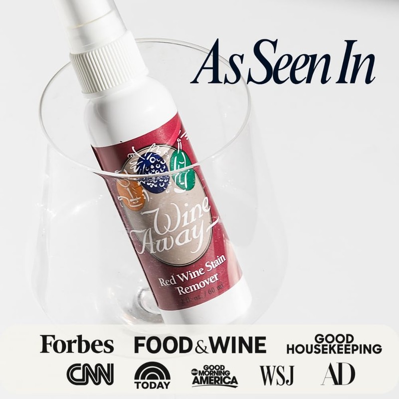 Wine Away Red Wine Stain Remover - For Clothing, Carpet,