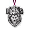 Brisbane Lions AFL Footy Metal Ornament