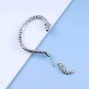 YienDoo Gothic Snake Ear Cuff Wrap Earring Silver Animals Crawler