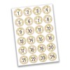 Papierdrachen Adventskalender zum Befüllen - mit 24 braunen Papiertüten und