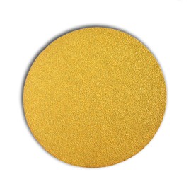 STARCKE Premium 8 Inch No Hole Hook and Loop Grip Sanding Discs - Gold Aluminum Oxide - for Wood, Auto Body, Paint, Primer, Metal, and Plastics (25 Pack, 60 Grit)