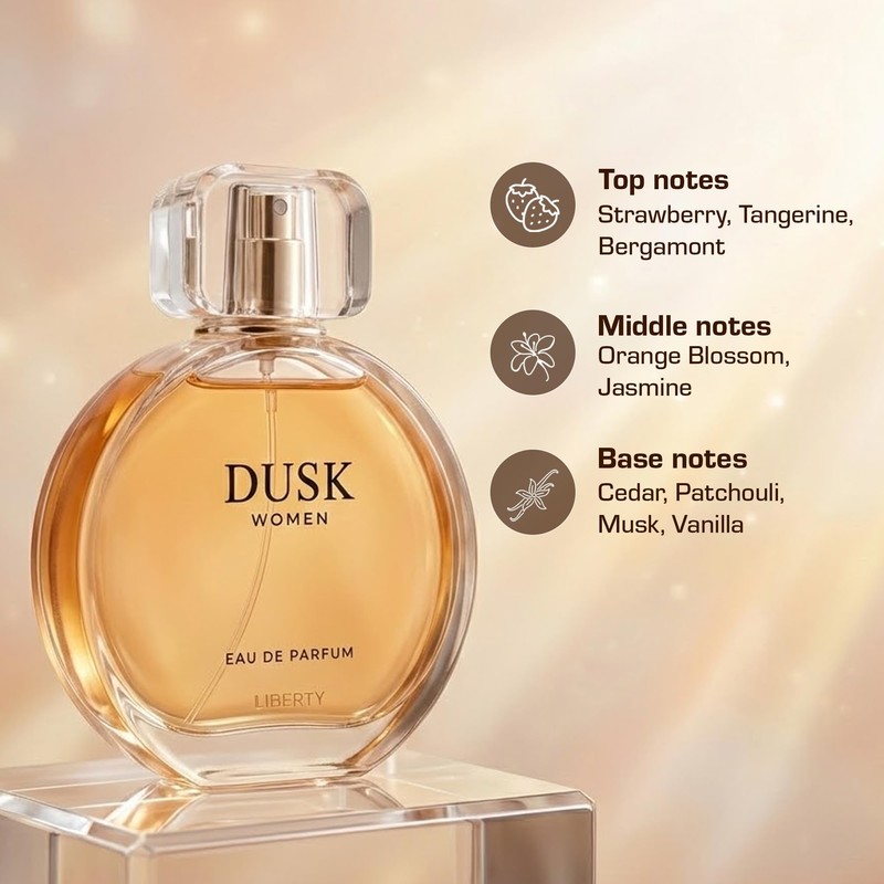 Liberty Perfume for Women, 3.4 Oz Dusk Perfumes Long-Lasting Fragrance