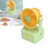 Desk Fan USB Charging Adjustable Angle Cute Portable Multifunction Air