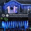 Lomotech Christmas Icicle Lights, 90 LED 20 Tubes 8 Modes
