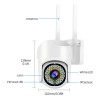 2 unidades Cámara de Seguridad Dheot GQ26 Exterior Wifi Hd
