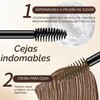 Gel para Cejas de Doble Extremo con Color, Fijador de