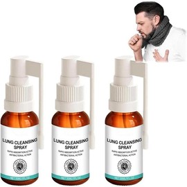 Sale!! 3/5PCS Lung Cleansing Spray,Lung Cleanse Mist,Herbal Lung Cleanse Mist Powerful Lung Support & Cleanse & Respiratory Health Care - Color: 3pcs
