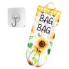 Rumyve Collapsible Washable Wall Hanging Bag, Sunflower Plastic Bag Cage,