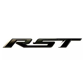 General Motors 1PC Tailgate RST Emblem Fit 2021-2023 Chevy Silverado Badge Gloss Black
