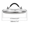 WDONAY Universal Lid, 7 Inch Tempered Glass Pan Cover Designed