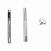 100 Sets Grommet Kit with Eyelets Washers 0.236 Inch 3PCS