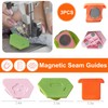 Magnetic Seam Guide for Sewing Machine,Upgraded Version - Multifunctional Polygonal
