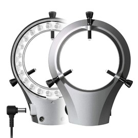 MICRONET SIMPLE5 LED Ring Lighting, High Brightness, Dimmable, Durable, Aluminum Die Cast Frame, For Microscopes