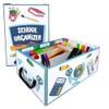 Lavatelli School Organiser, Cardboard Box for Children School Supplies, Stationery