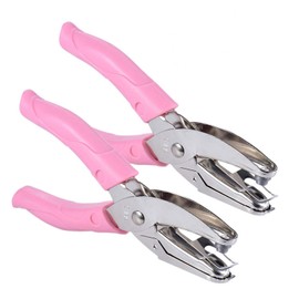 2 Pcs/Set 1/4 Inch Heart Shaped Hole Puncher Paper Punches Cute Single Hole Punch Scrapbooking DIY Craft Shape Paper Cutter Perforator