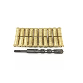 Aftermarket 20 x Brass Screw Concrete Pool Deck Anchor + Drill Bit For Swimming Pool Cover