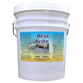 Quality Chemical Best Brite - Heavy-duty tile and grout cleaner with acid-5 gallon pail
