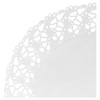 Garcia de Pou Round Doilies, Paper, White, 27 x 30